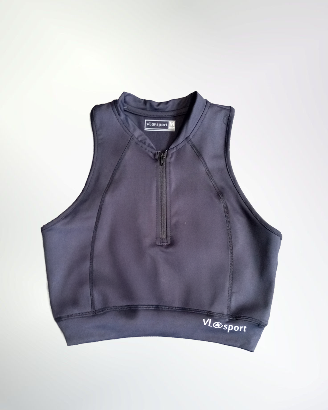 VLDS CROP TOP C/CIERRE ALTA COMPRESION S-XXL